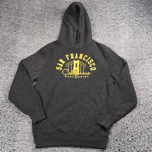 San Francisco California Hoodie Adult Small Gray Destination Pullover Sweatshirt - Picture 1 of 6